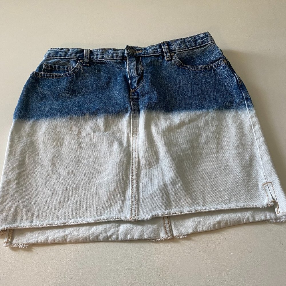 Children's Place Acid Wash Ombre Denim Skirt